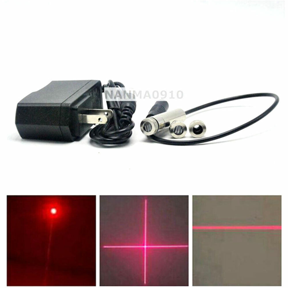 Diode Laser Module - Nokta/Çizgi/Çapraz Odaklanabilir 650nm 50mw Kırmızı Lazer