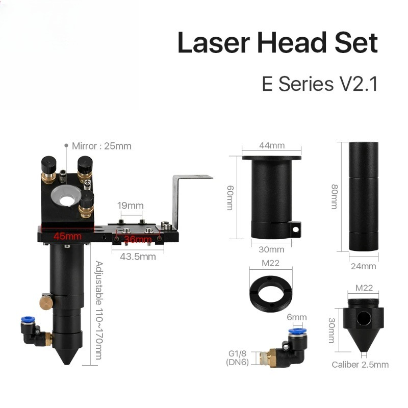 Co2 Laser Mirror - Cloudray E Serisi CO2 Kafa Seti,