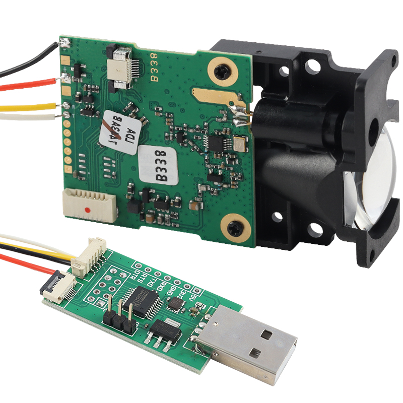 Industrial Laser Rangefinder - LDJ Lazer Mesafe Sensörü 200m UART