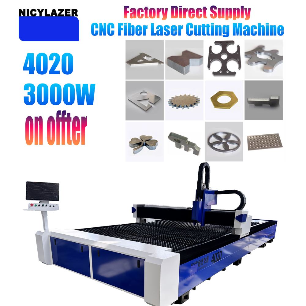 Industrial Laser For Sale - NICYLAZER CNC 3000W 4020 Fiber Lazer