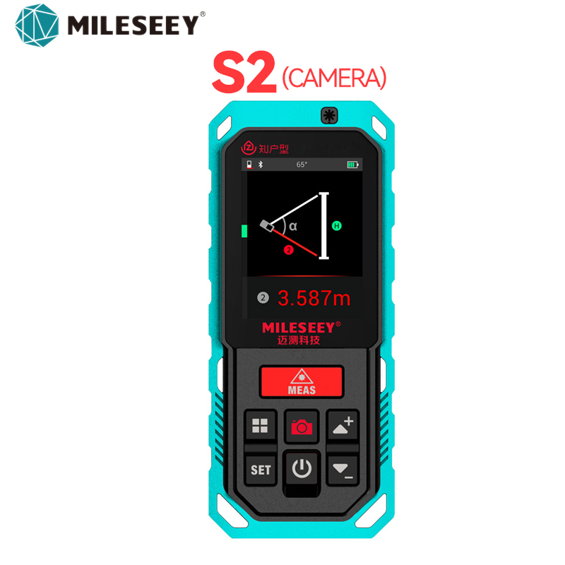 Industrial Laser Rangefinder - Mileseey S2 Kamera Lazer Mesafe Ölçer