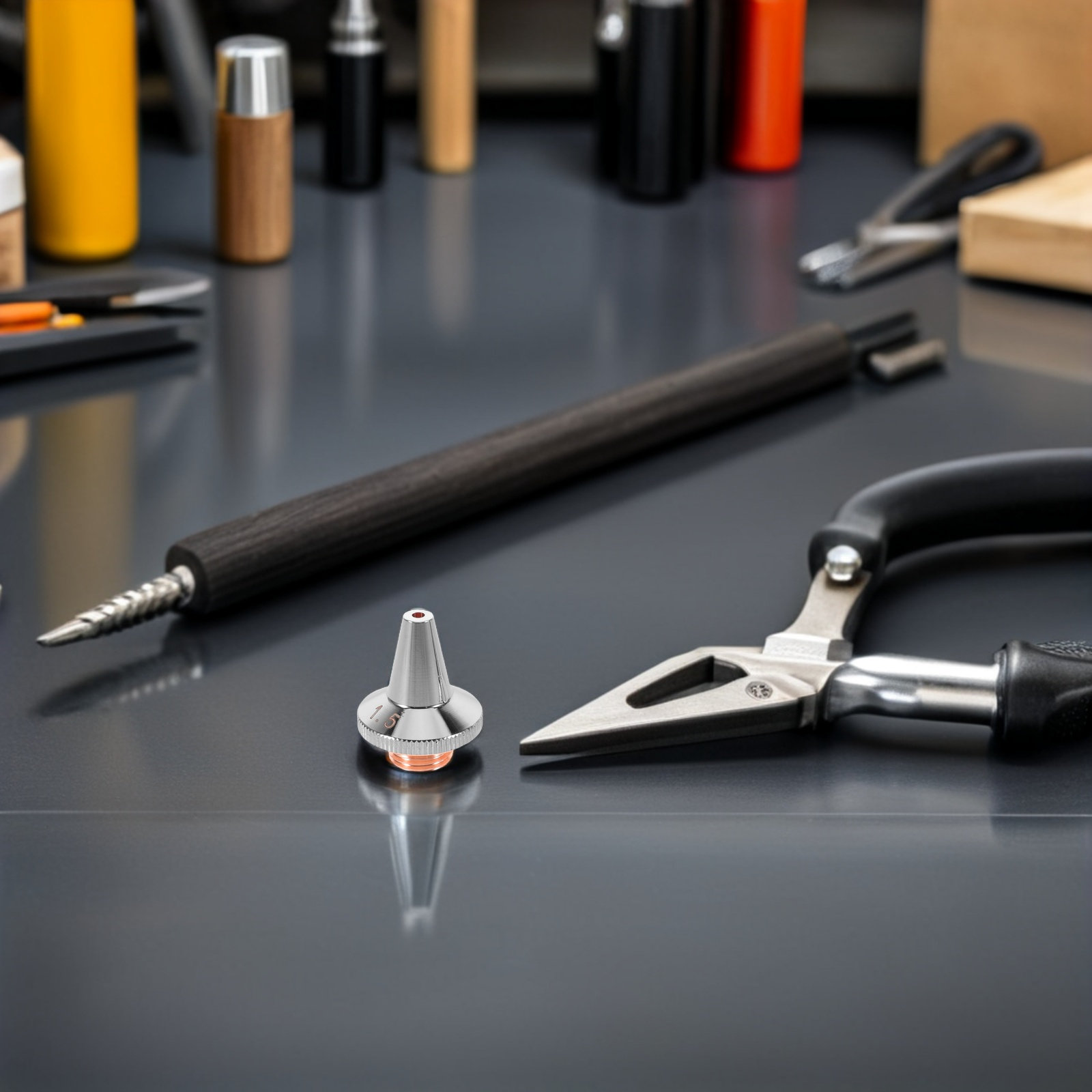 Laser Tube Replacement - 2 Adet Fiber Lazer Kesim Nozulu