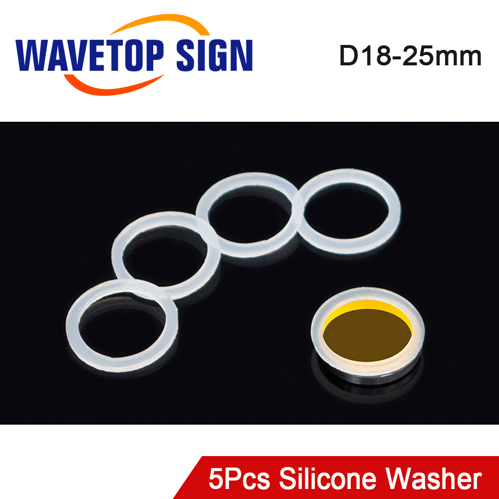 Co2 Laser Mirror - WaveTopSign 5 adet/grup Silikon Yıkama 18/19/20/25mm