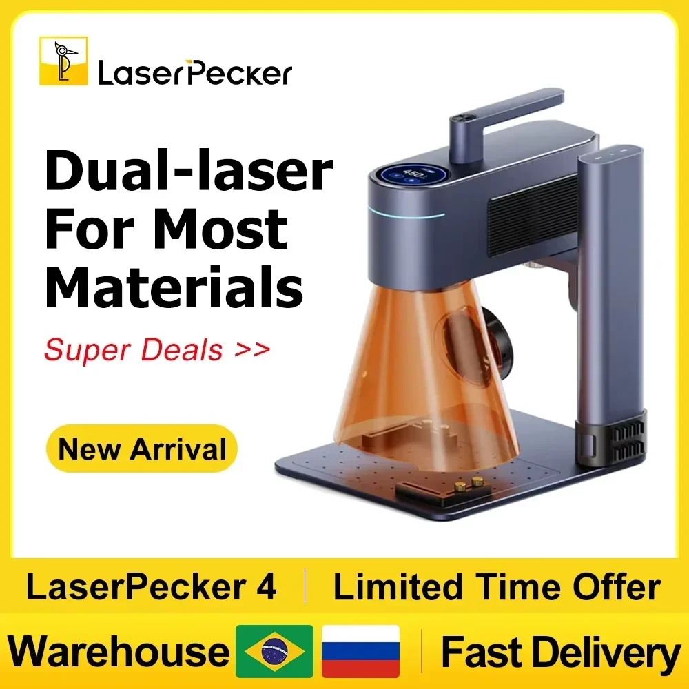 Industrial Laser Engraver - LASERPECKER 4 LP4 Lazer Kazıma Makinesi