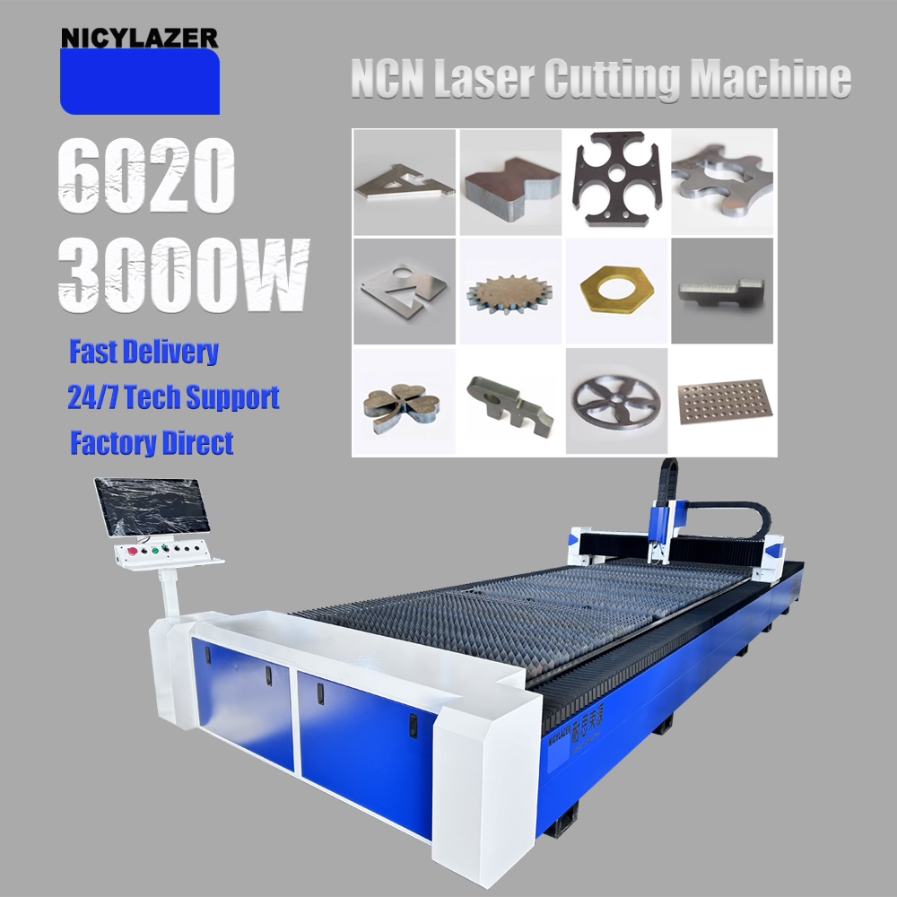 Industrial Laser For Sale - CNC 3000W 6020 Fiber Lazer Kesim
