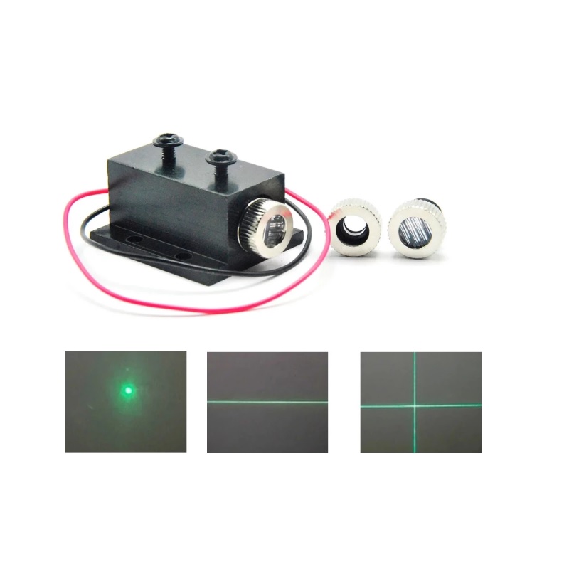 Diode Laser Module - Odaklanabilir 515nm 520nm 50mw Yeşil Diyot