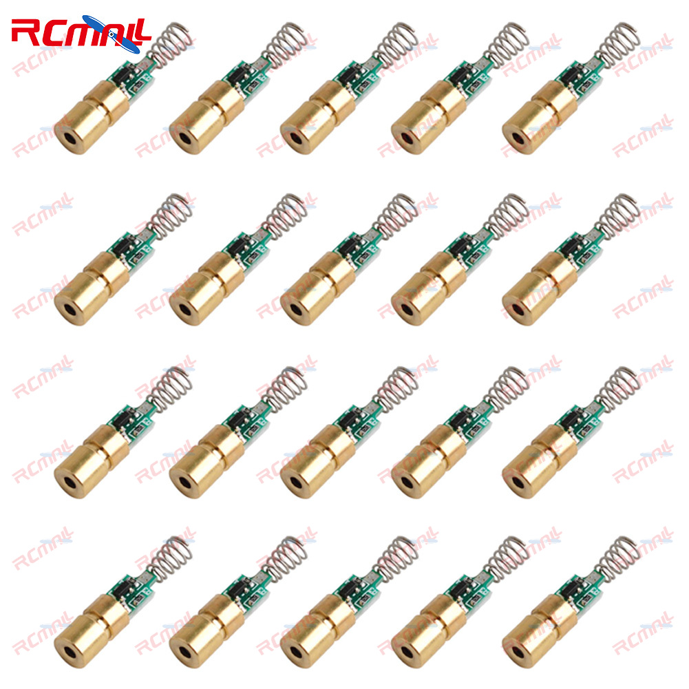 20 adet kırmızı Mini yaylı laz - Diode Laser Module incelemesi ve fiyatı