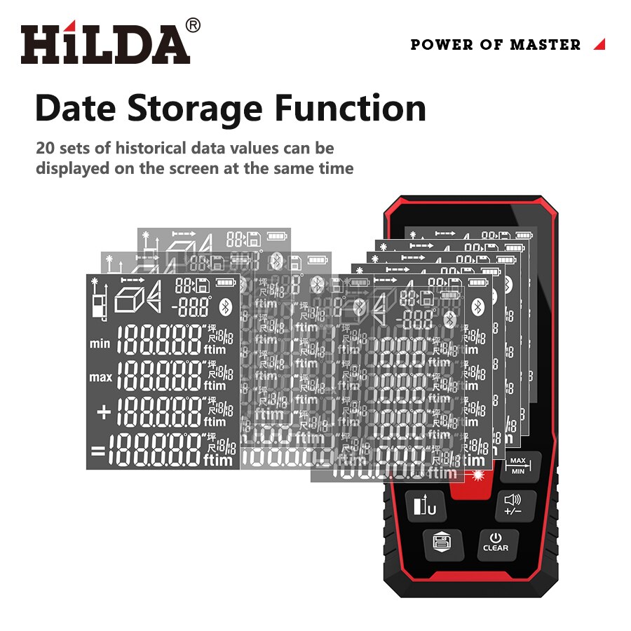 HILDA lazer mesafe 50M/100M/12 - Industrial Laser Rangefinder incelemesi ve fiyatı