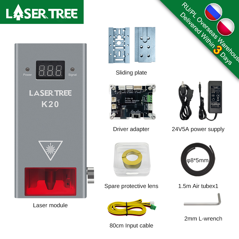 LAZER AĞACI 20W 10W 5W Optik G - Metal Laser Cutter Head incelemesi ve fiyatı
