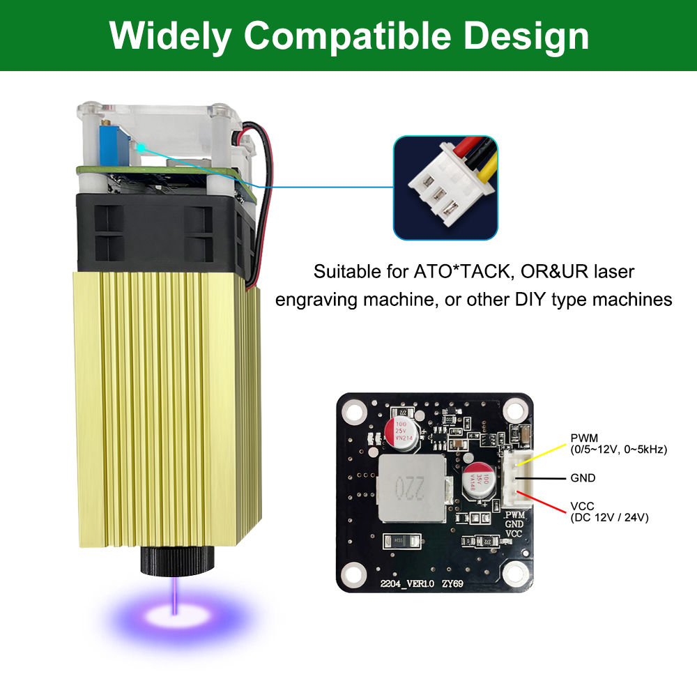 LAZER AĞACI 4W 5W Lazer Modülü - Metal Laser Cutter Head incelemesi ve fiyatı